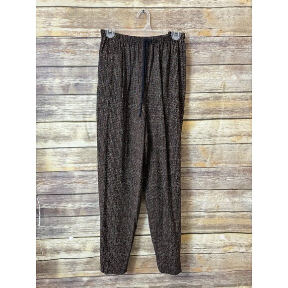 Jaclyn Smith Plus Size Elastic Waist Trousers Womens Size 22 Multicolor NWT - Picture 1 of 6